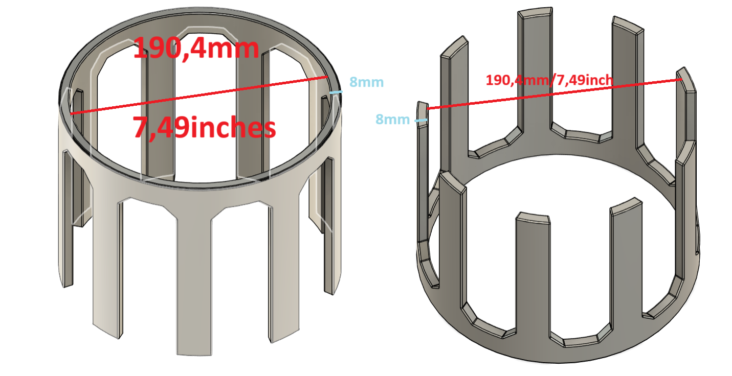 Miniatura 2 do modelo 3D Simple bowl riser for a dog