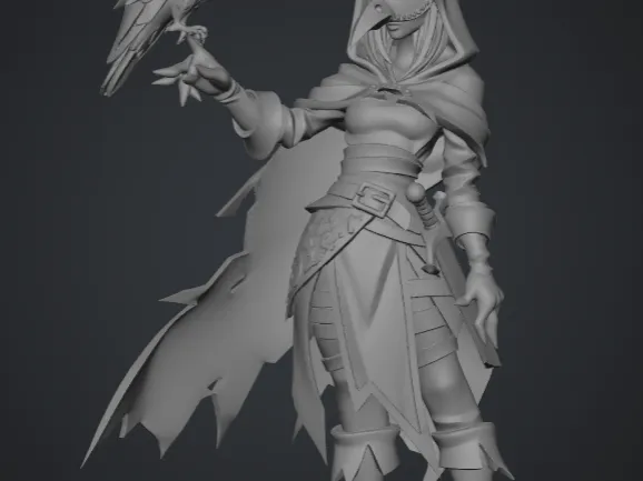The Plague Doctor and the Crow