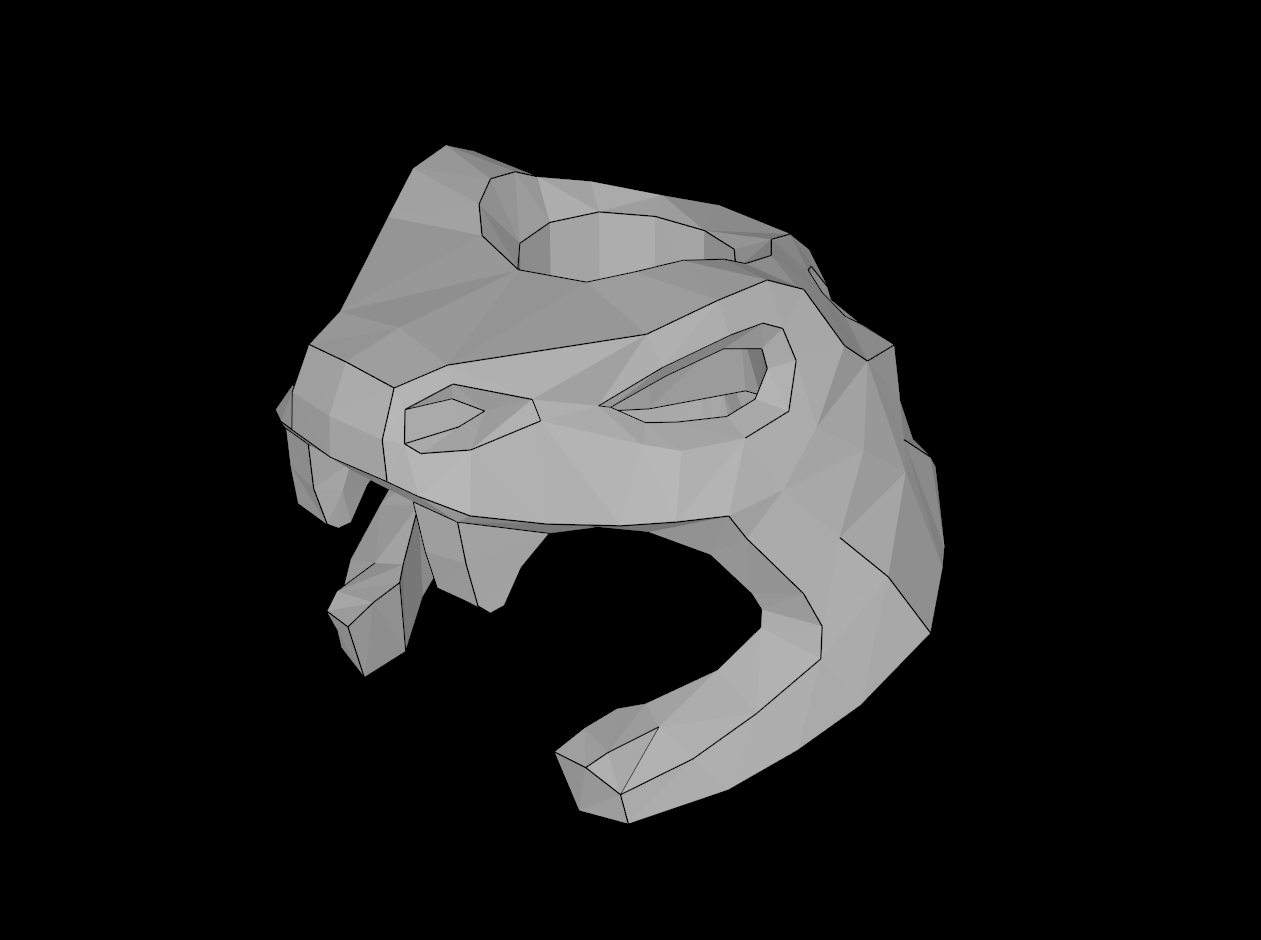 Lego Compatible (18962.dat) Minifig Headgear Helmet Snake Skull