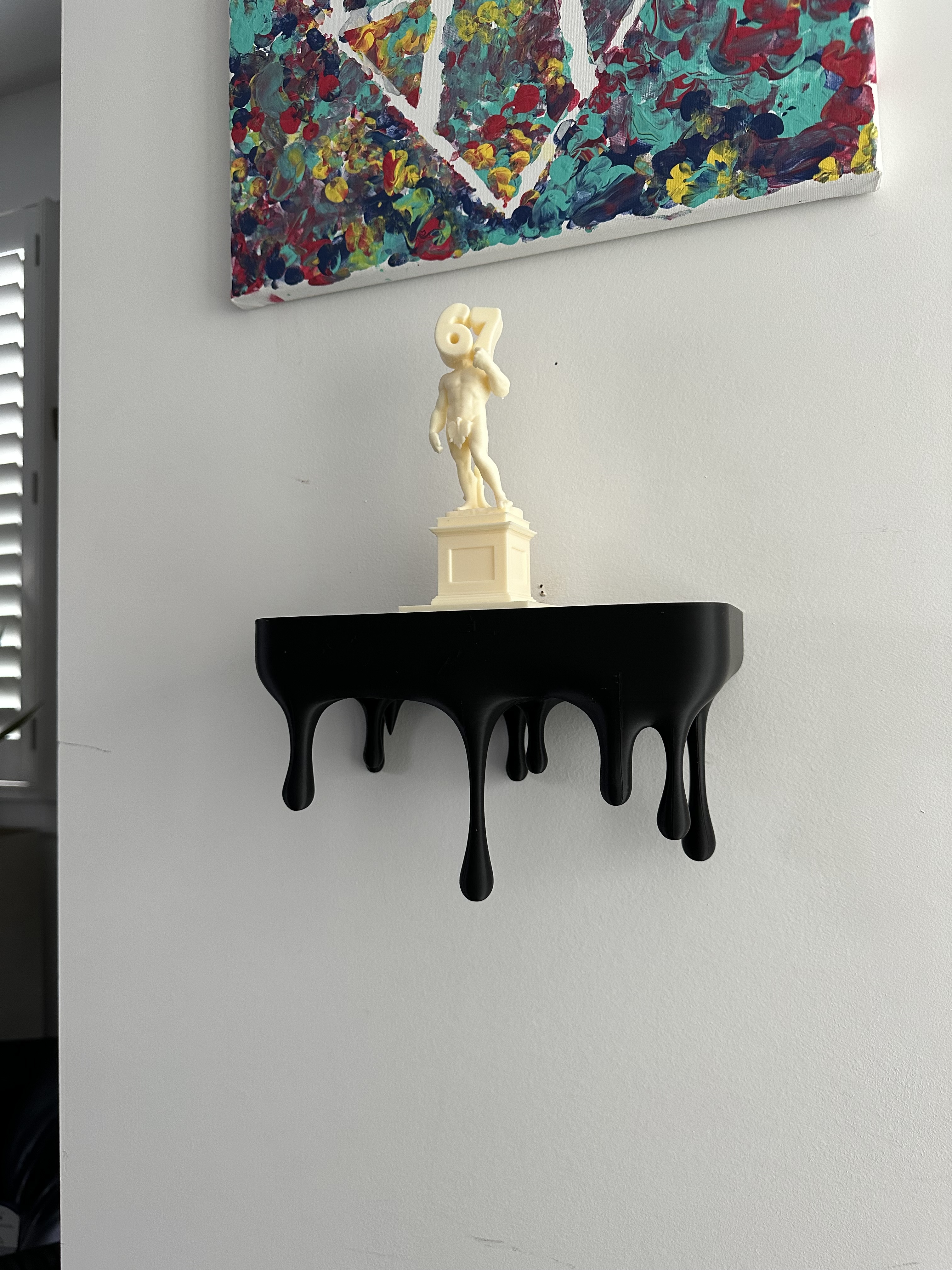 Drip Shelf – Melting Style Wall Shelf