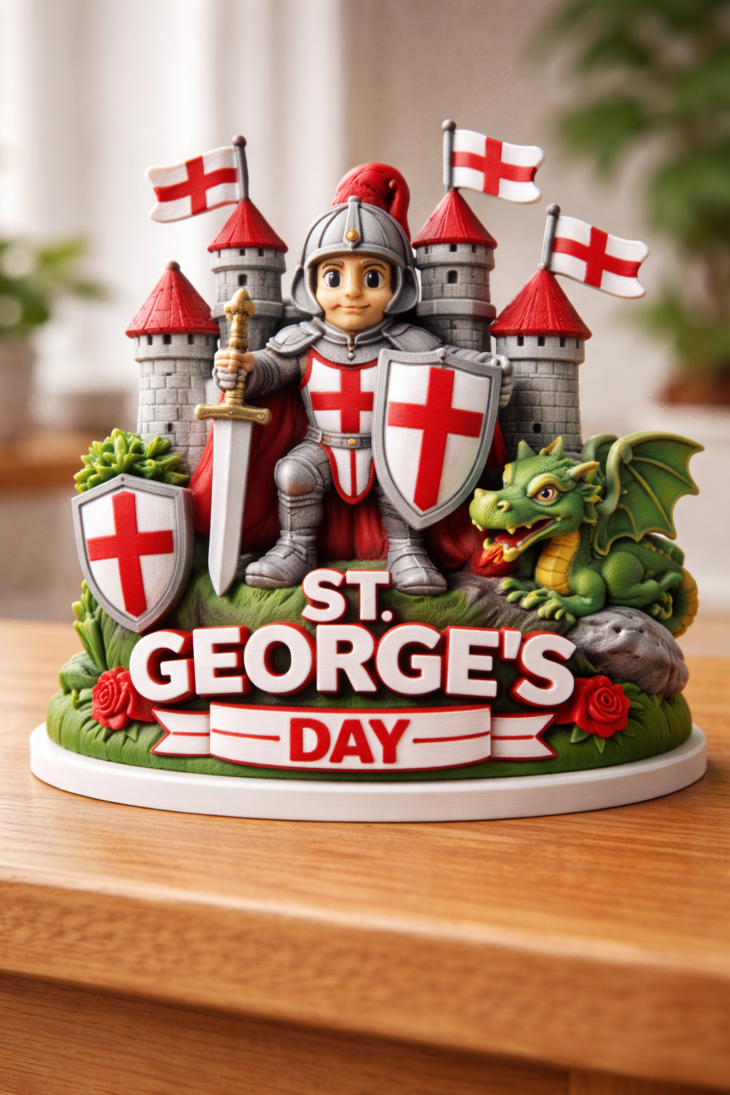 Saint George's Day Model St George England 23rd April