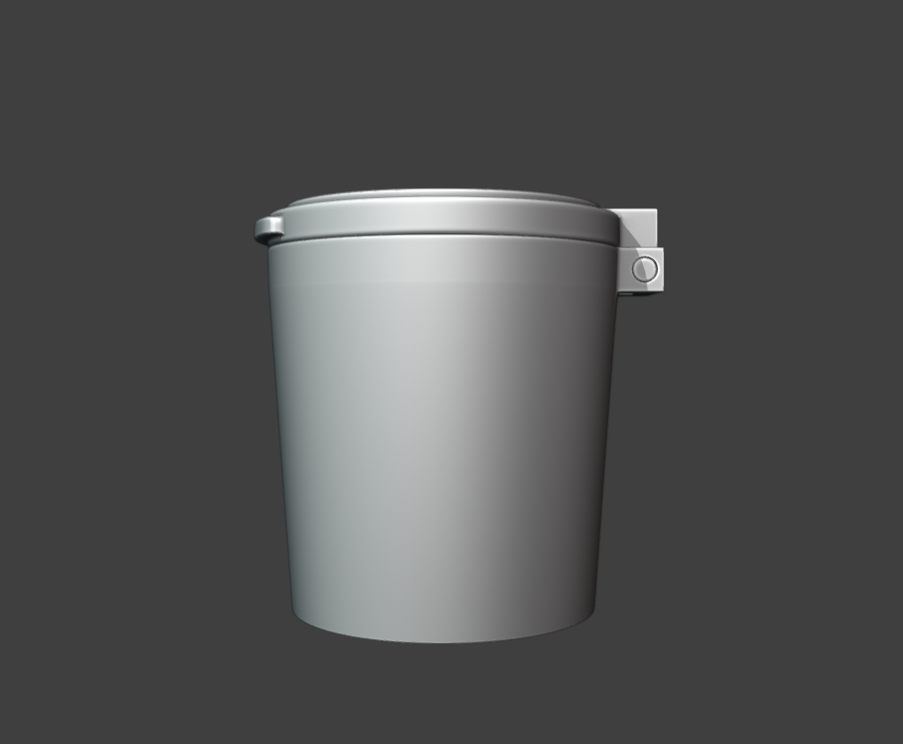 container in a car cup holder