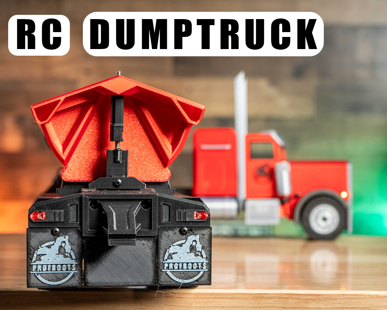 DIY RC Dumptruck Trailer