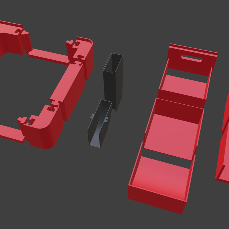 AD5X Riser, with poop chute, and drawer by SnowmanDK | Download free ...