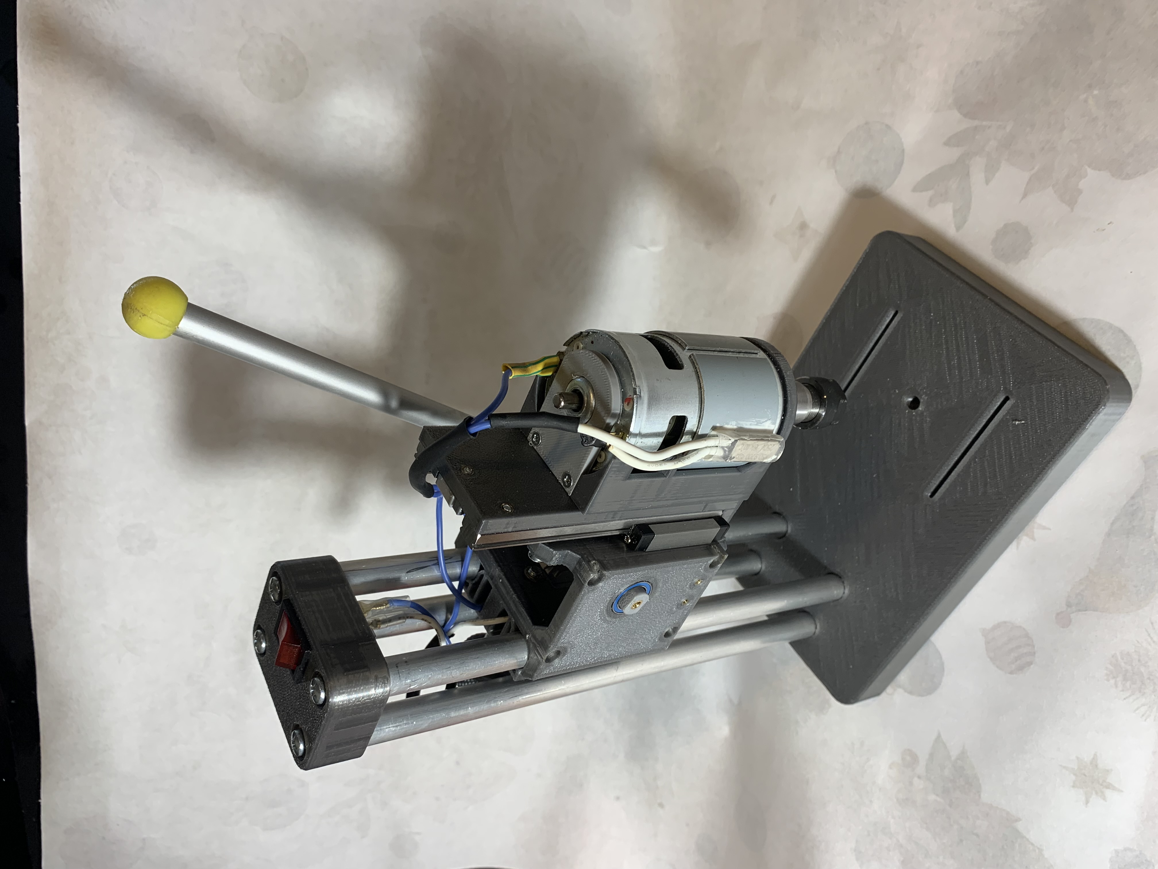 Drilling machine 3D model thumbnail