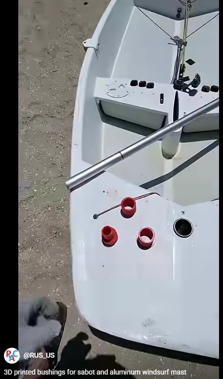bushings for US sabot and aluminum windsurf mast