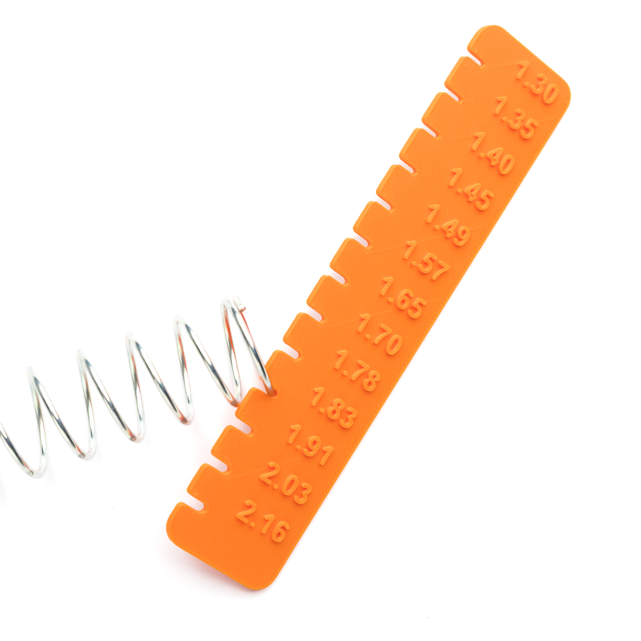 Spring Comb Wire Diameter Measuring Tool