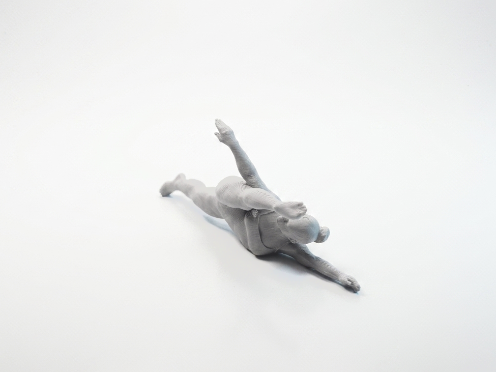 Ballerina Figurine Female Dance Statue 3D Printable