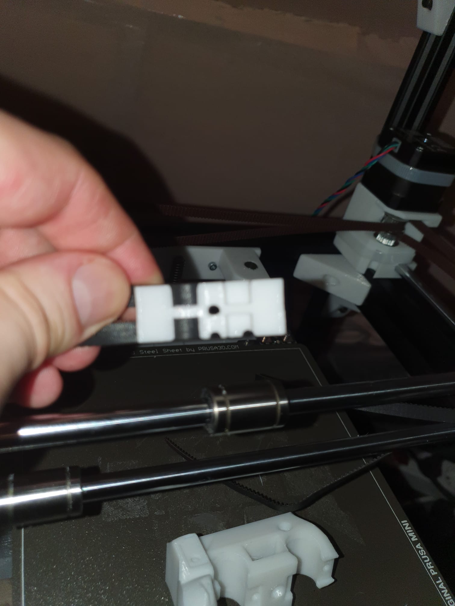 Belt holder for different carriages for Prusa Mini CoreXY by SE