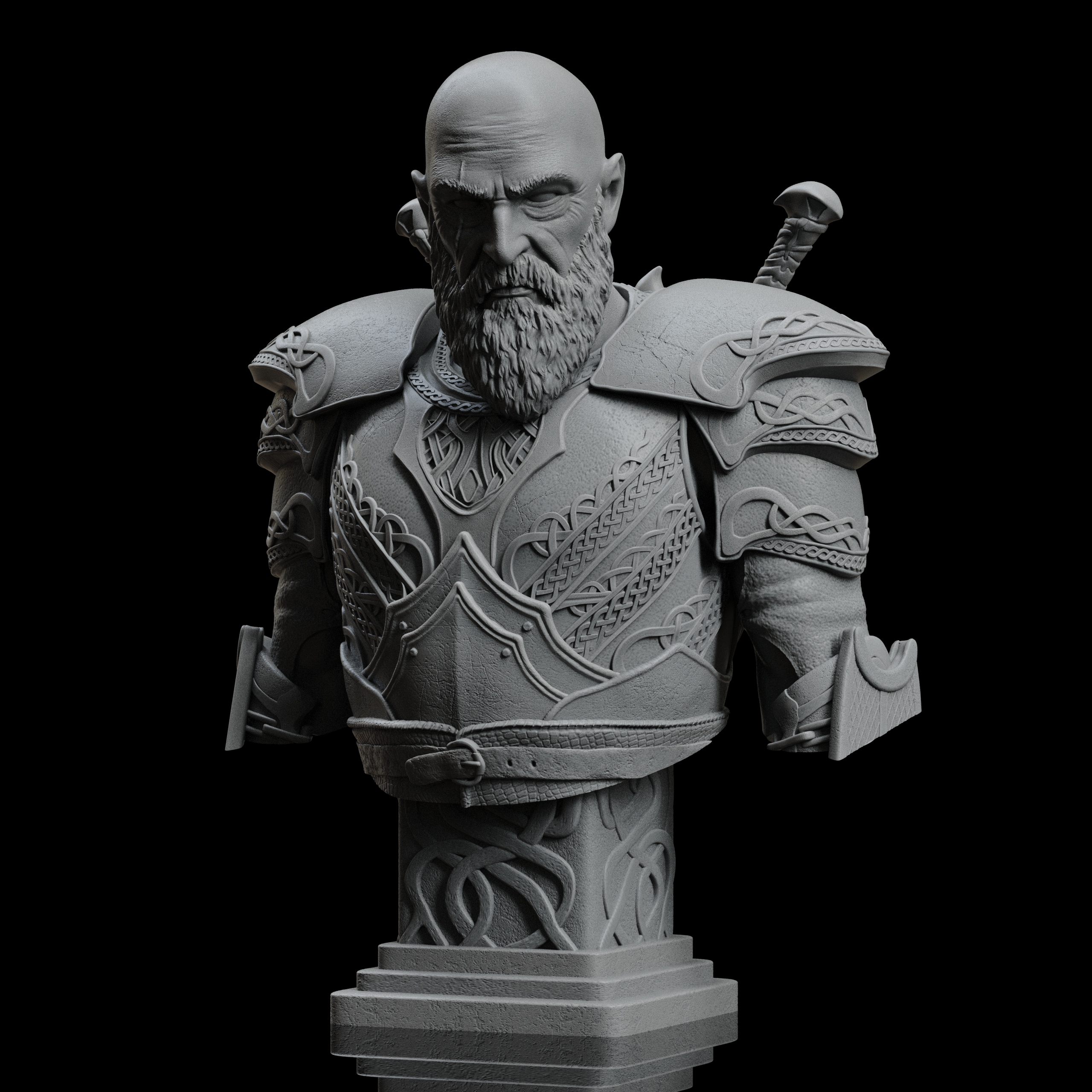Kratos bust