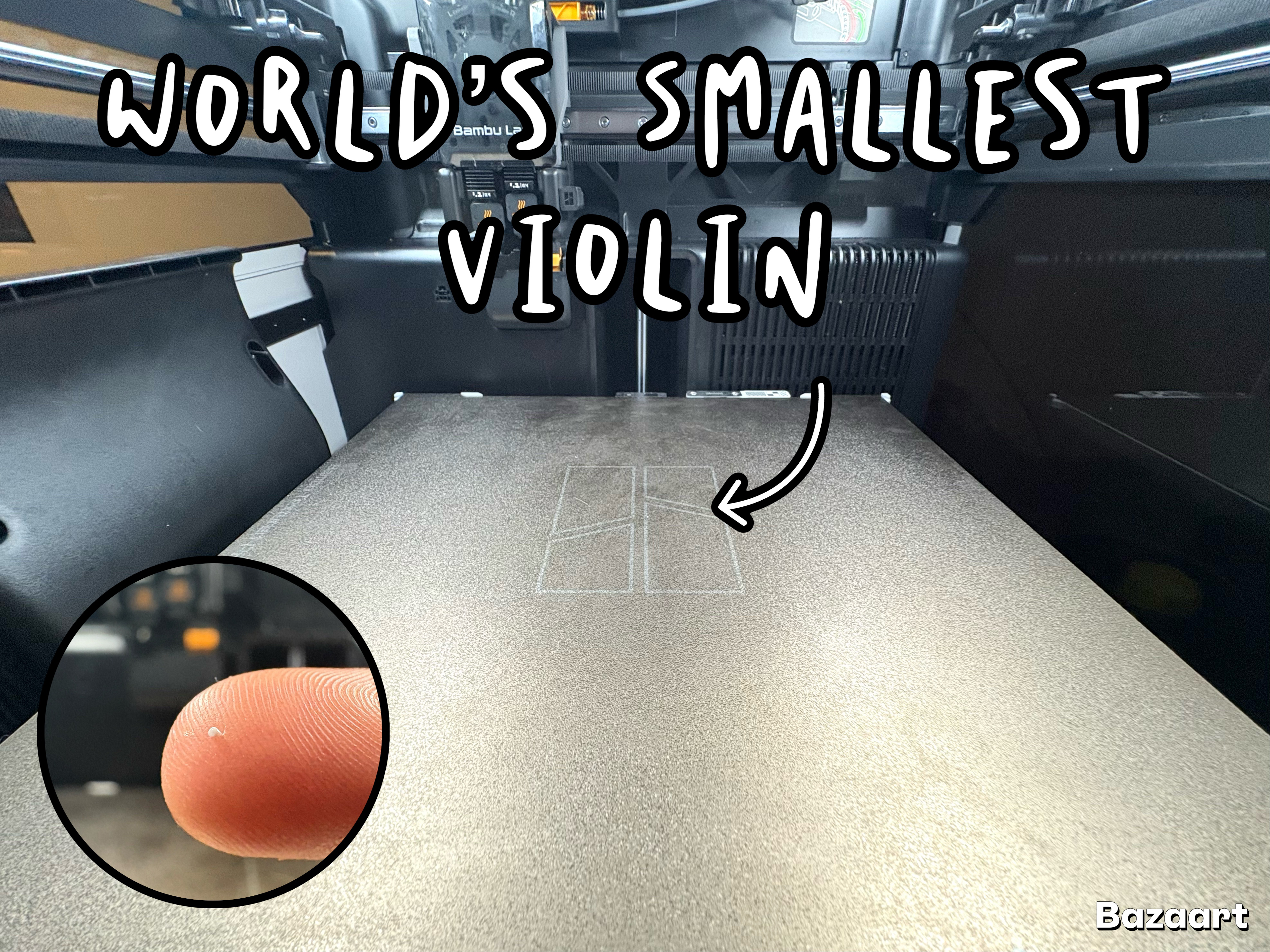 World's Smallest Violin - 0.4 Nozzle