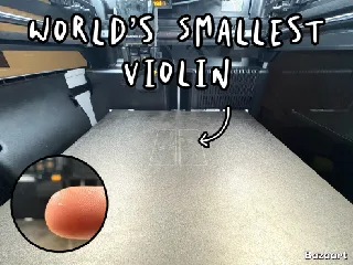 World's Smallest Violin - 0.4 Nozzle