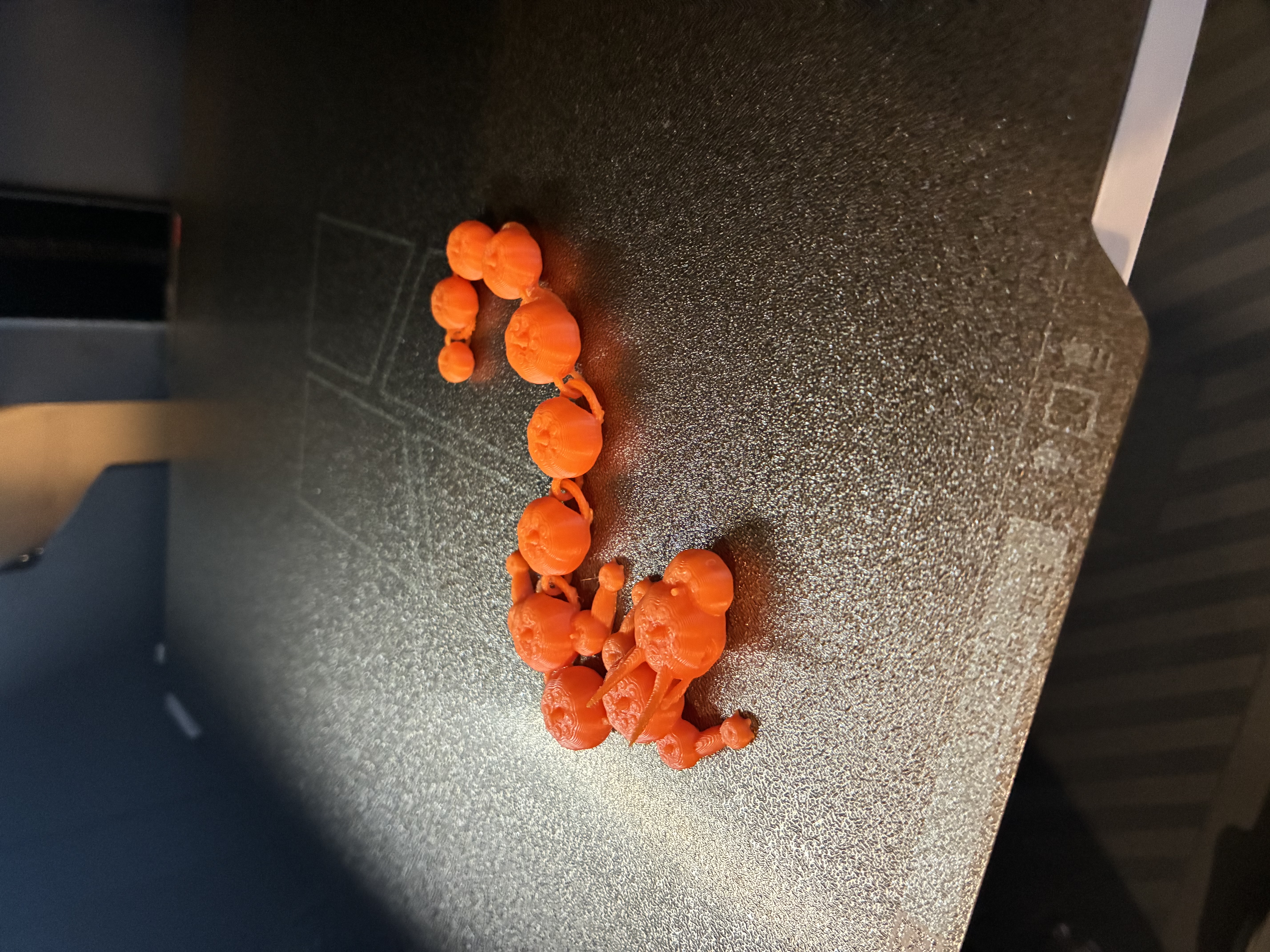 Articulated Print in Place pumpkin dragon