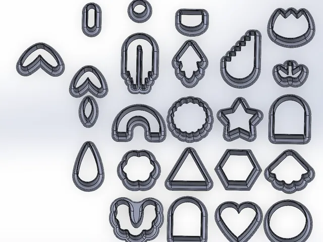 Clay punch molds