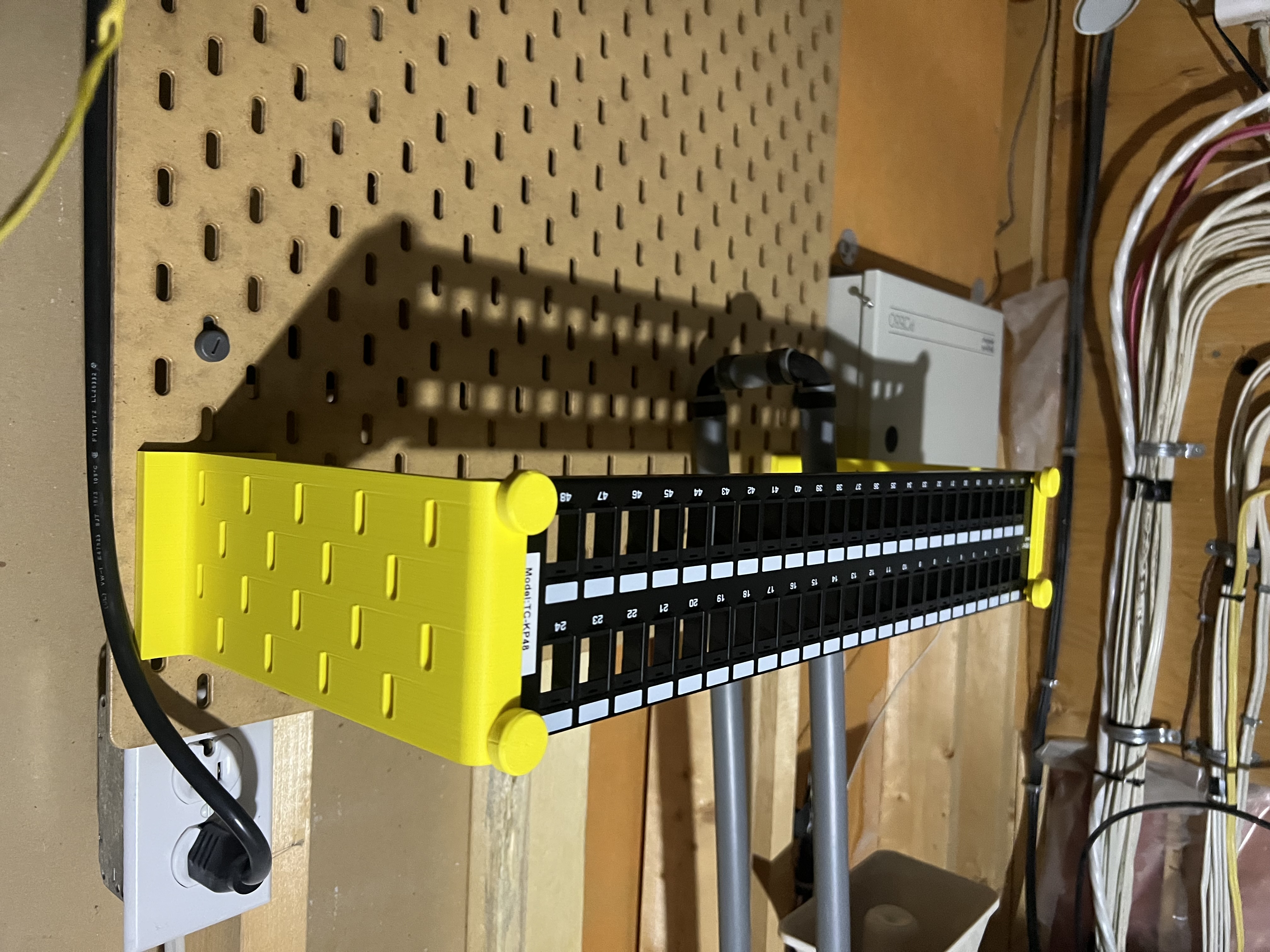 Ikea Skadis Network Keystone/Patch Panel Mount