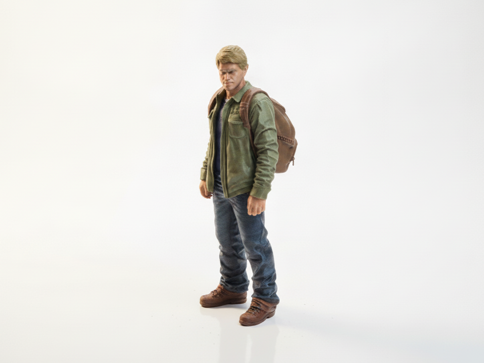 Joel TLOU Gaming Character Figurine 3D Printable