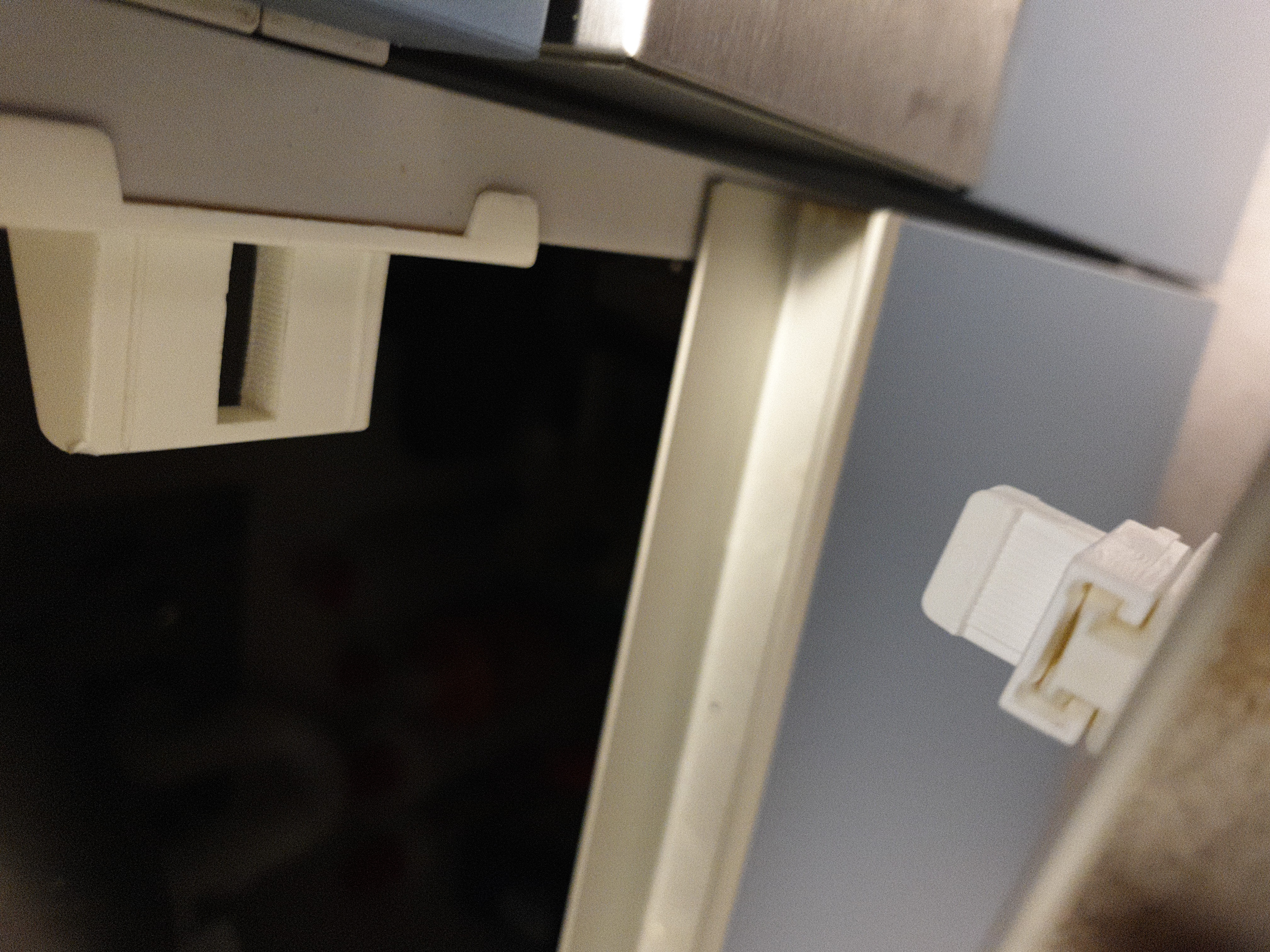Cabinet fake door holder
