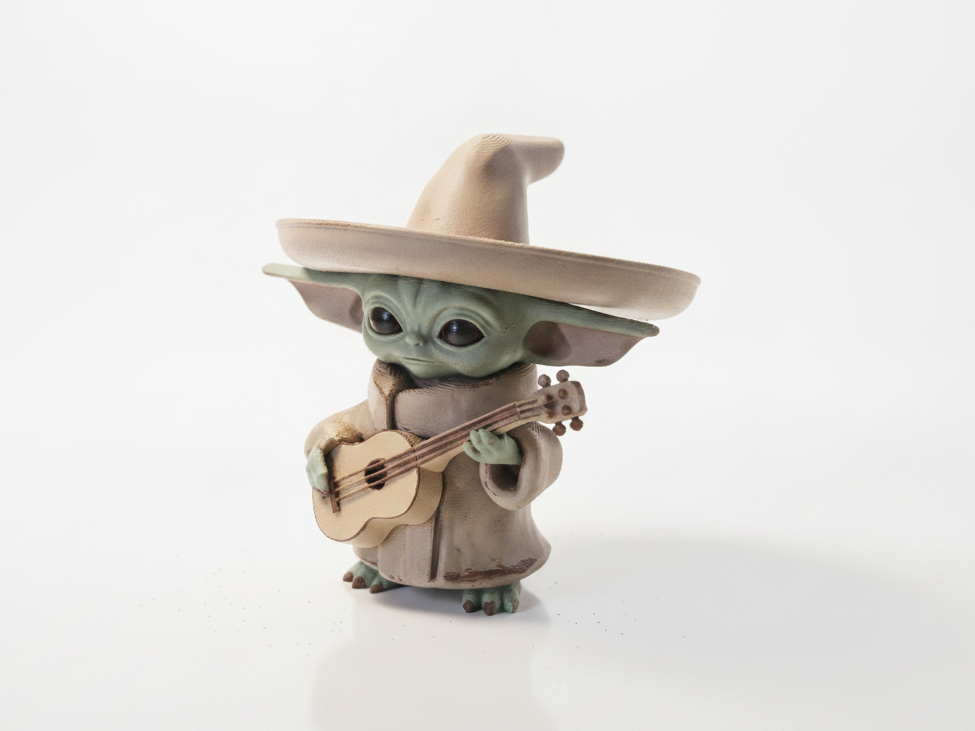 El Grogu Figurine Star Wars 3D Printable