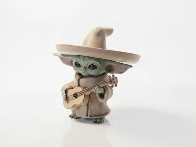 El Grogu Figurine Star Wars 3D Printable