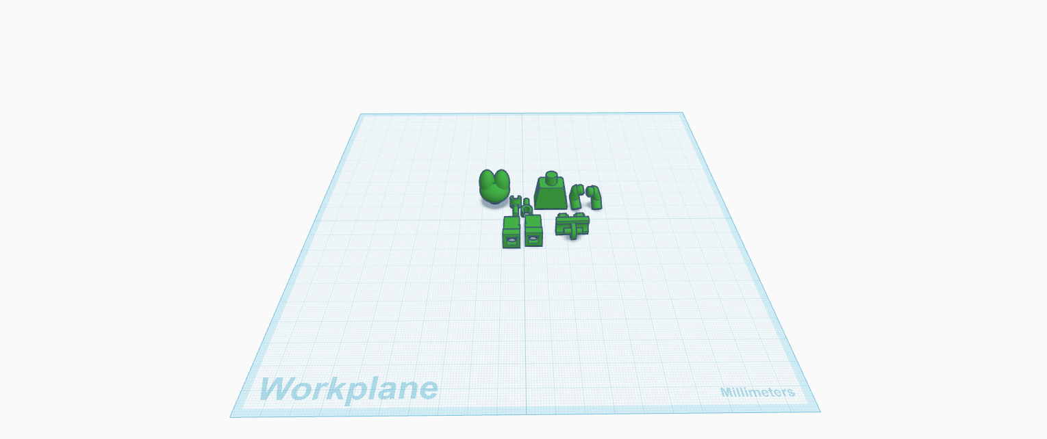 lego ribbit minifigure from the amazing digital circus HEAD IS NOT MOVEABLE