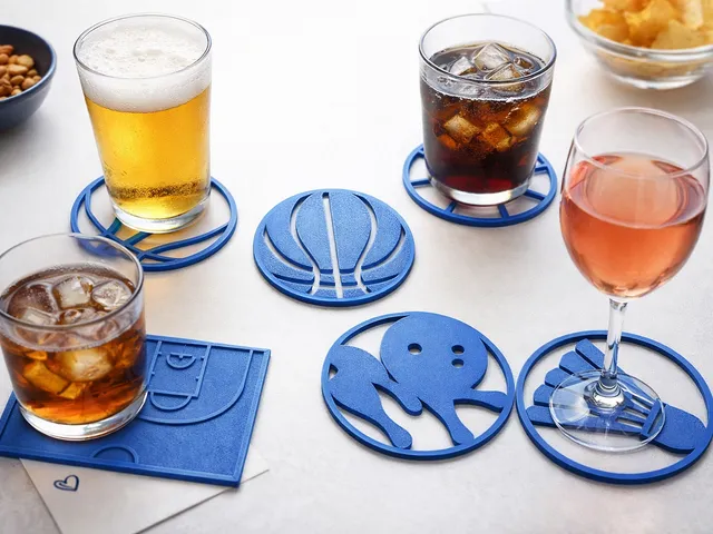 Cup Coaster - Pattern and Sports