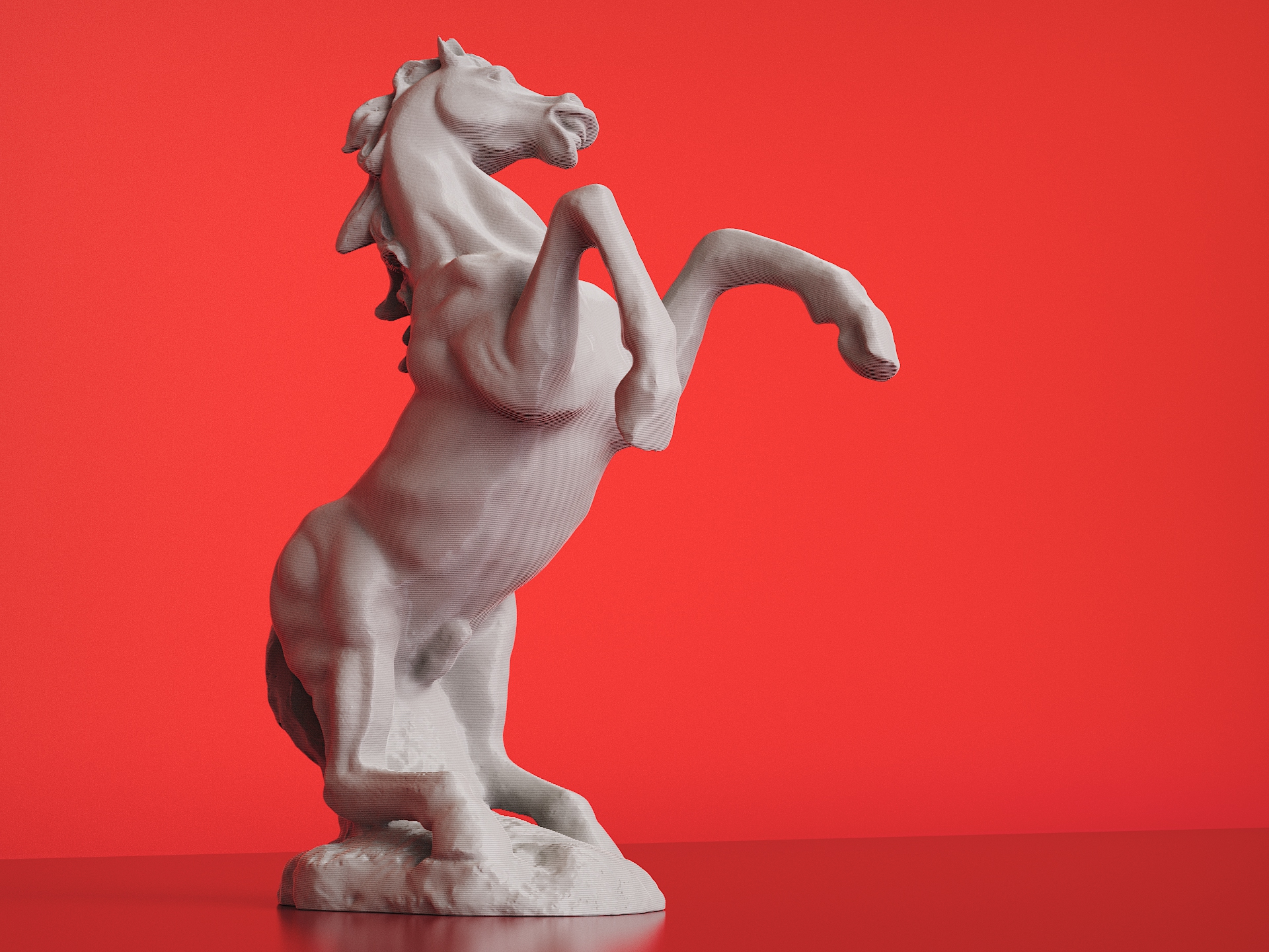 Prancing Horse Sculpture