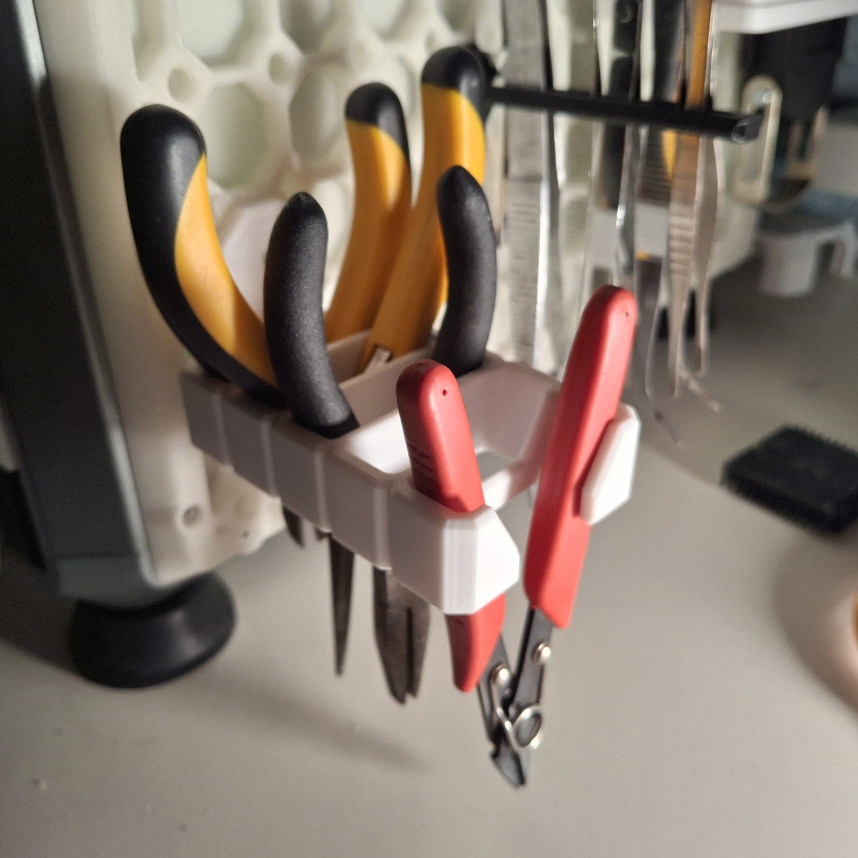 STRONGER 5x Wire Cutter/Plier Holder Multiboard/Multibuild