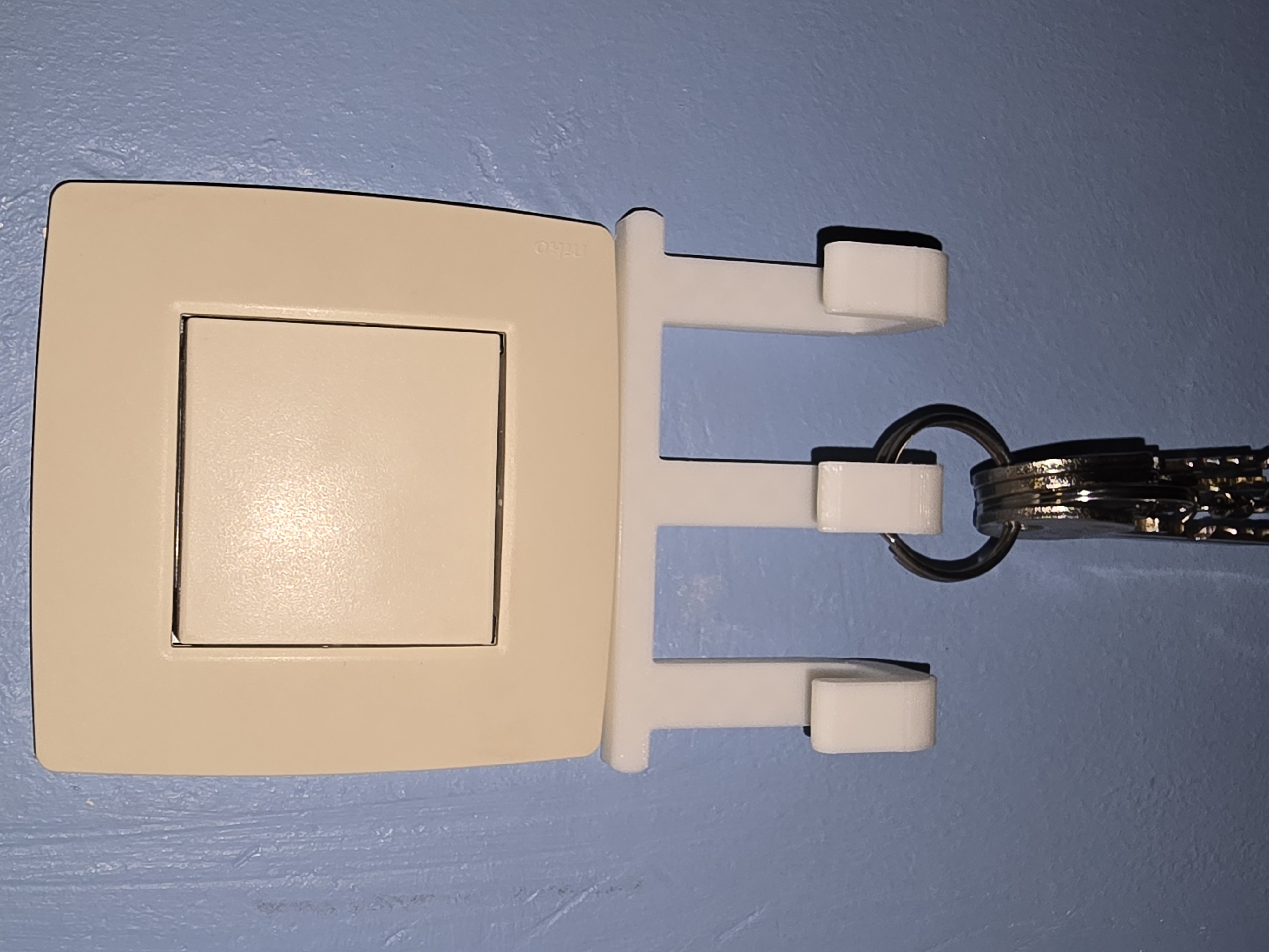 Miniatura 3 do modelo 3D Light switch key hook holder