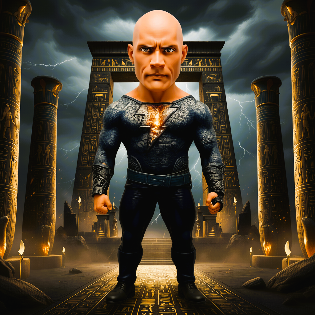 Bobblehead - The Rock (Black Adam)