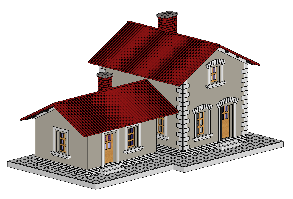 Malá stanice 1:120 (kolejiště TT)/railway station — miniatura 4