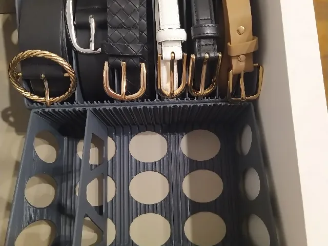 Ikea Malm Gürtelhalter mit variabler Abtrennung belt holder