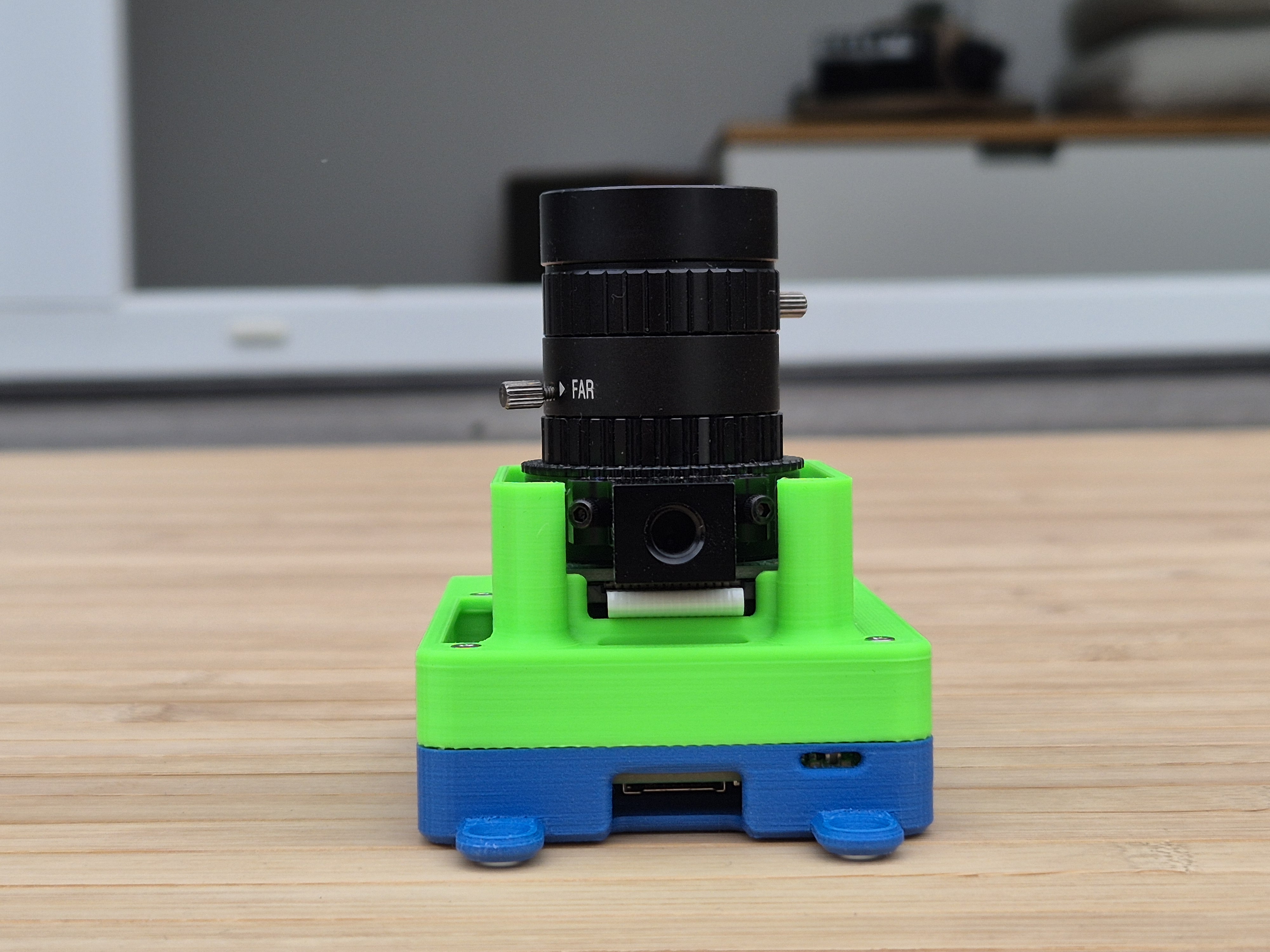 Raspberry Pi4 & Angled mount for Raspberry Pi GS or HD camera — miniatura 5