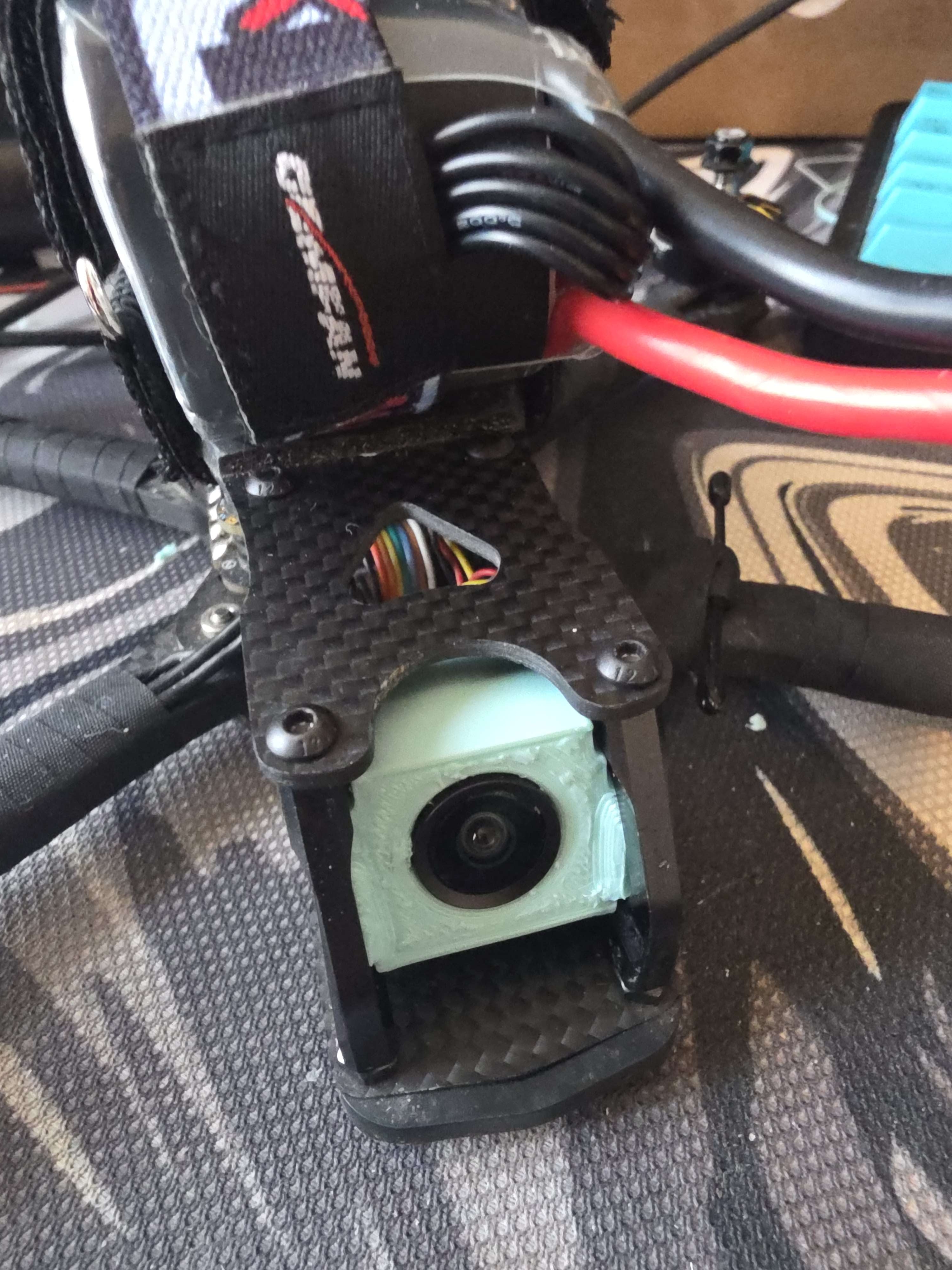 fixed angle camera mount for apex evo 3D model