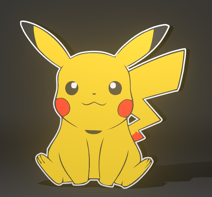 Lightbox Pikachu