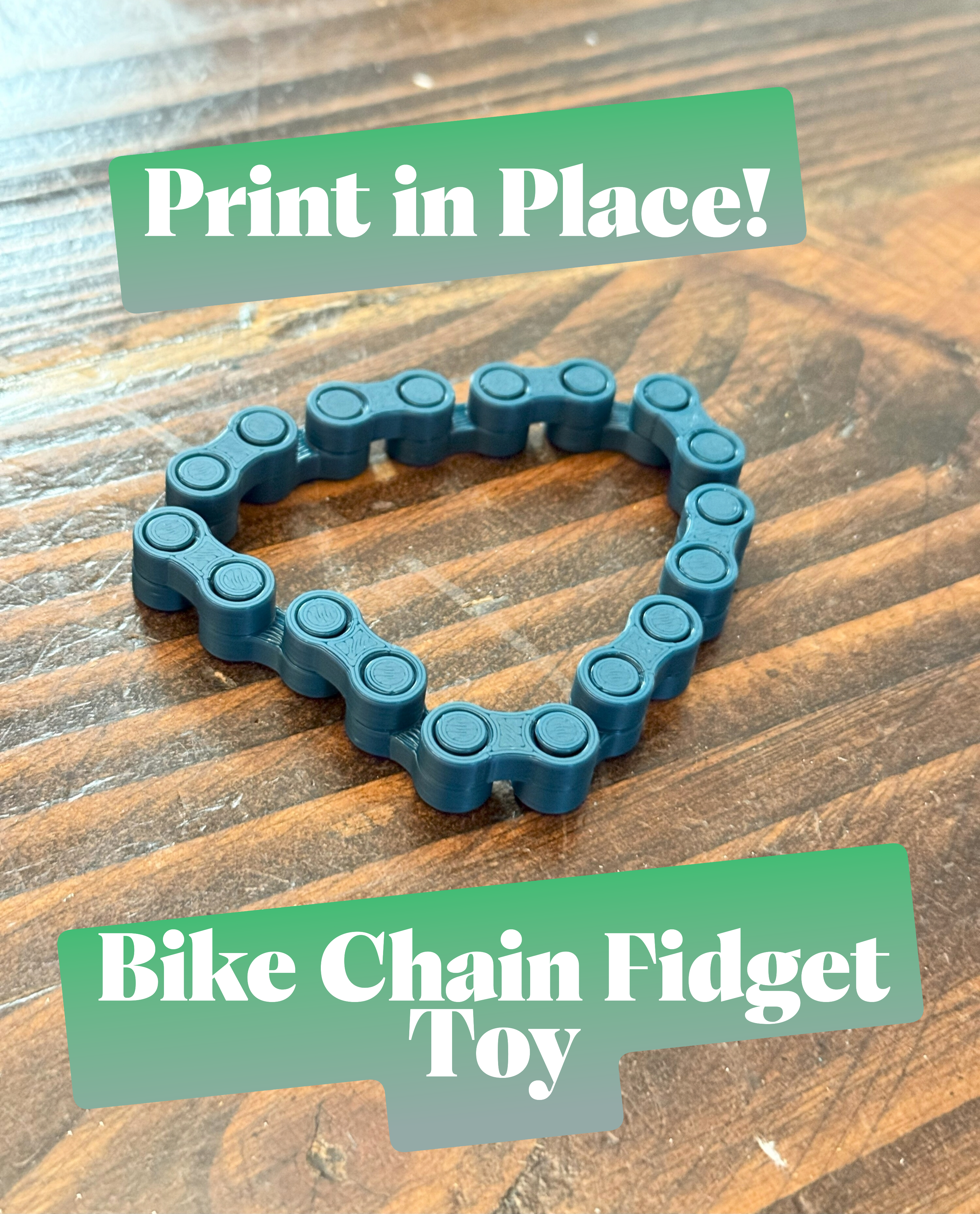 Bike Chain Fidget (Print in Place!)
