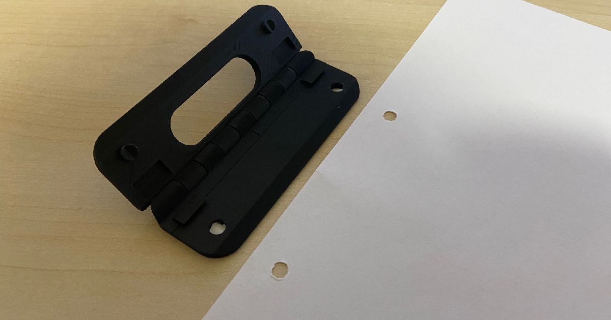Compact Hole Punch by 3D Printing | Download free STL model ...