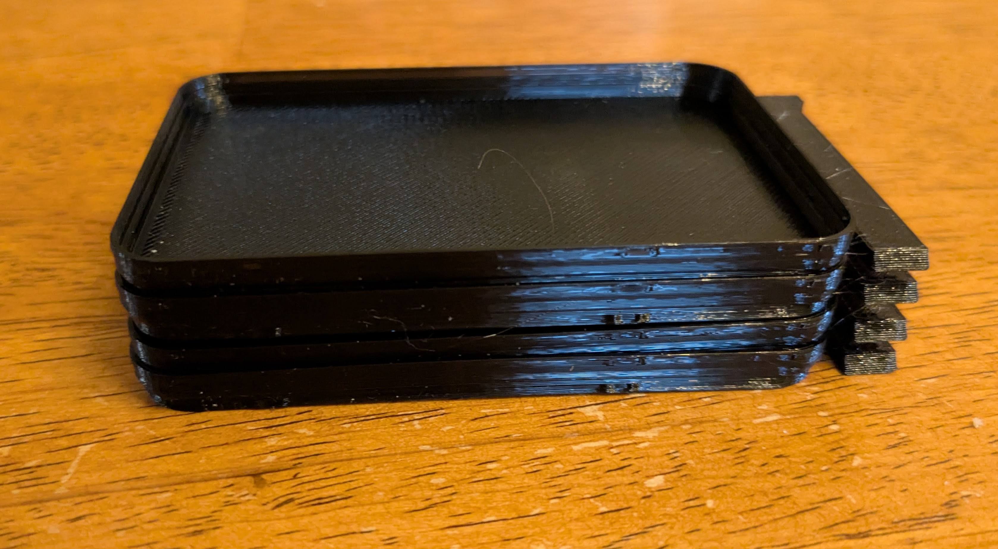 Stackable disposable mixing tray with spatula — miniatura 2