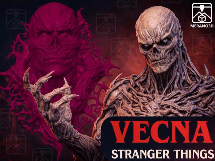 VECNA – Figura stampabile ispirata a Stranger Things