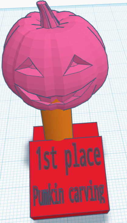 1st place pumpkin carving