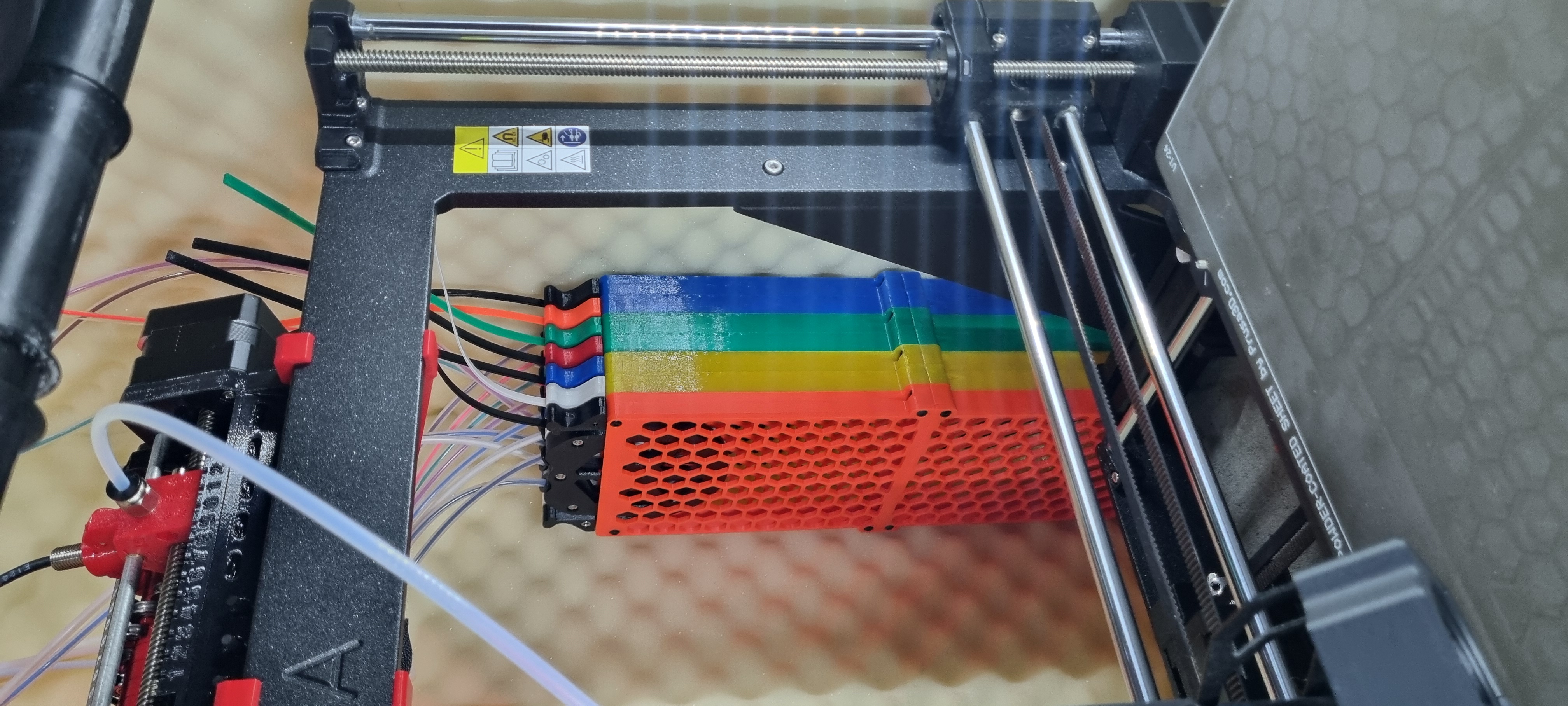 Stackable MMU3 Buffer for Any Number of Filaments, Adaptable to All Needs