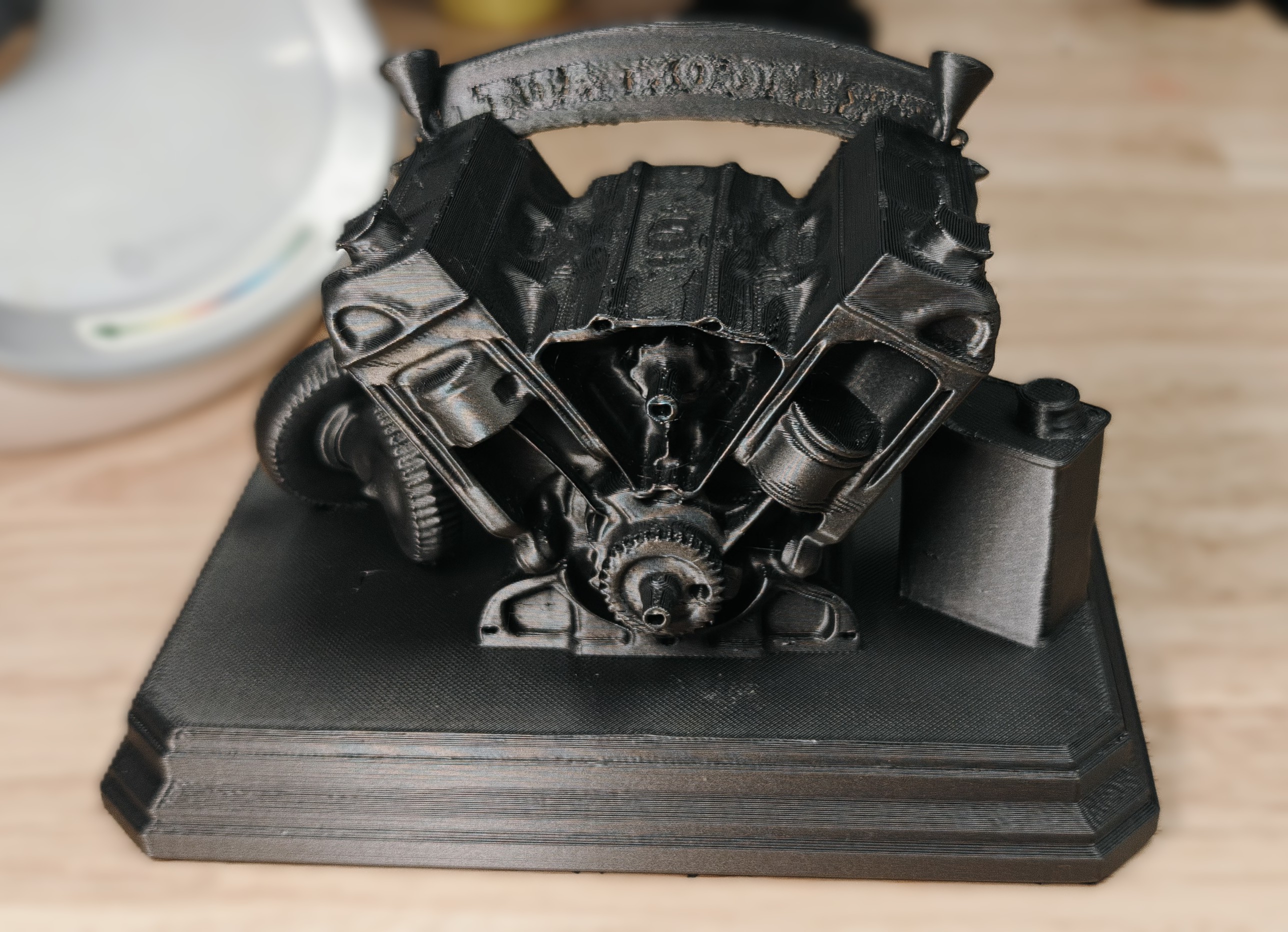 Engine V8, Trophy, Award for Mechanic, Garage Award — thumbnail 6