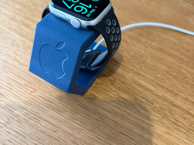 Apple watch charging stand with logo, indent or multicolour