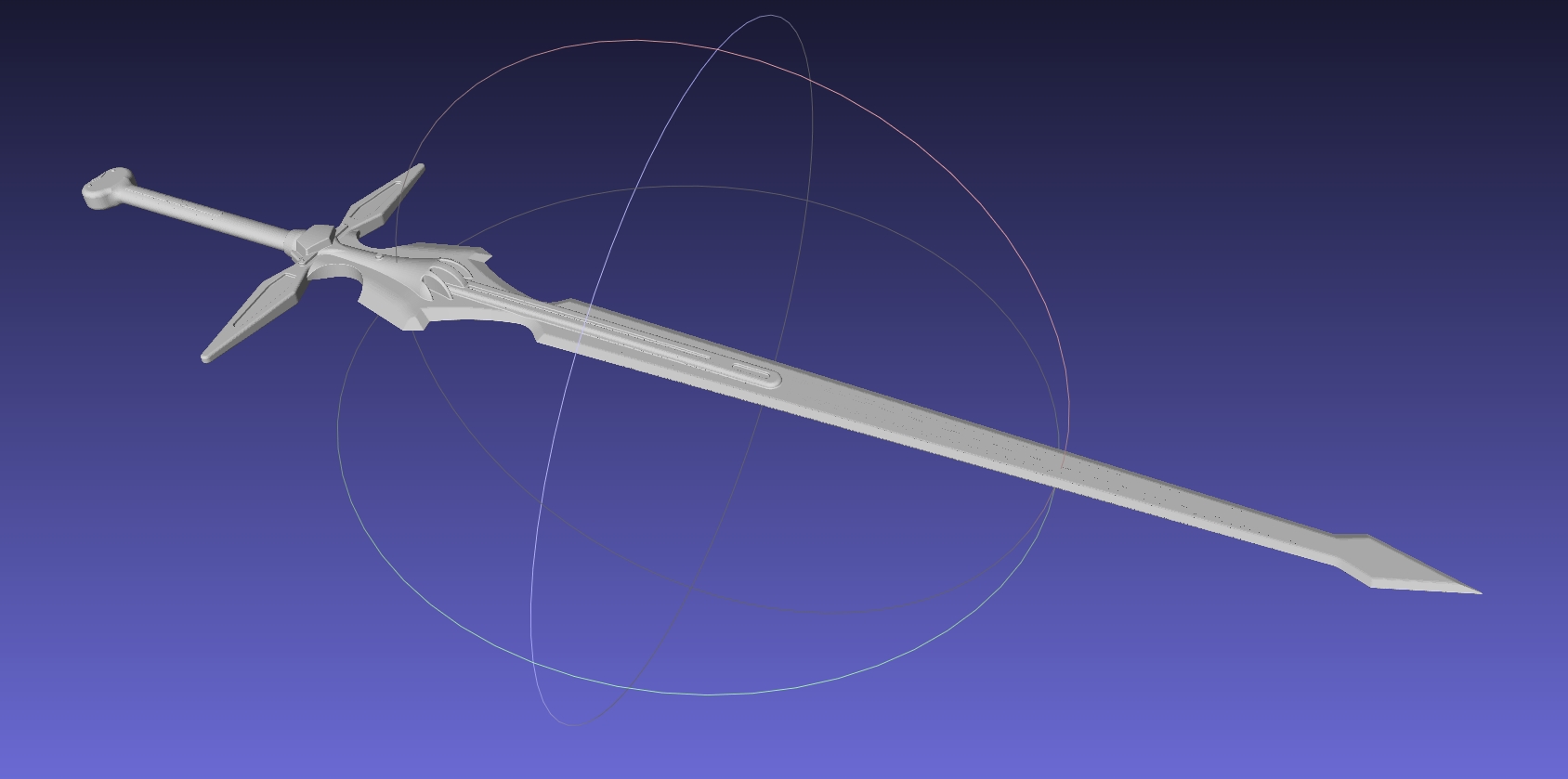 Sword Art Online Dark Repulser Sword Assembly