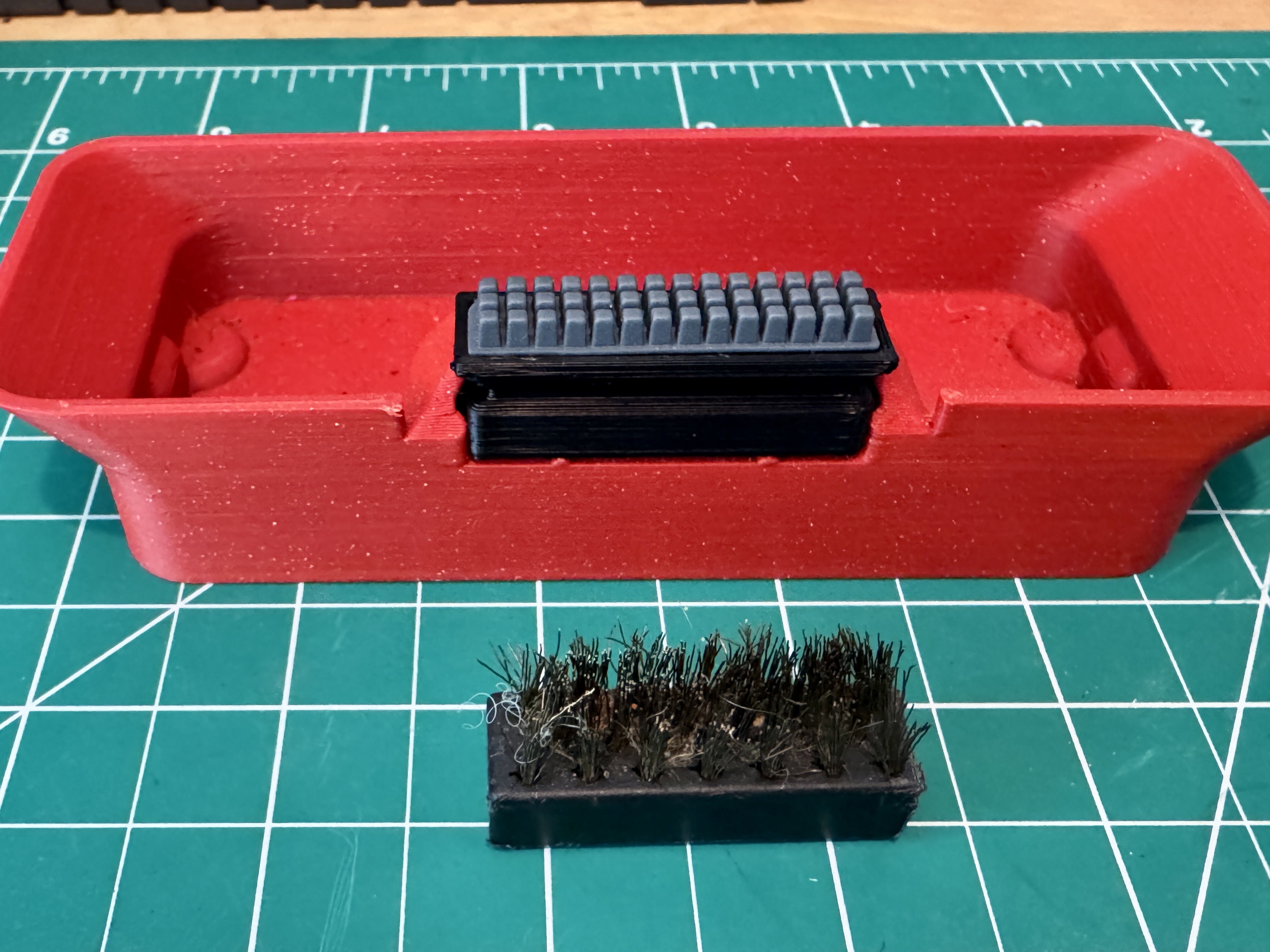 Riser to use Bambu A1 silicone nozzle scrubber in place of brass brush heads