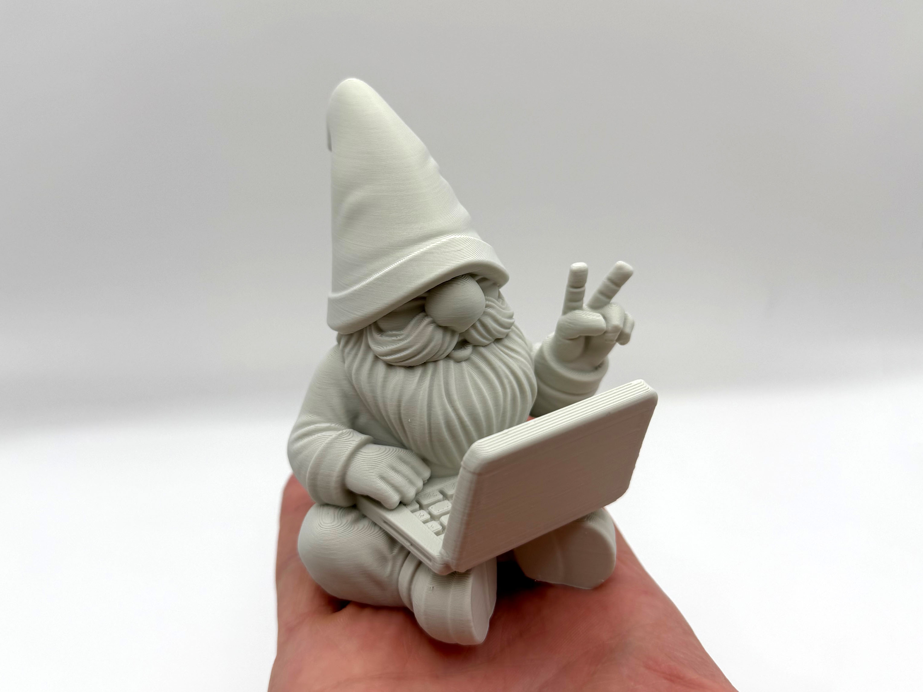 Laptop Garden Gnome
