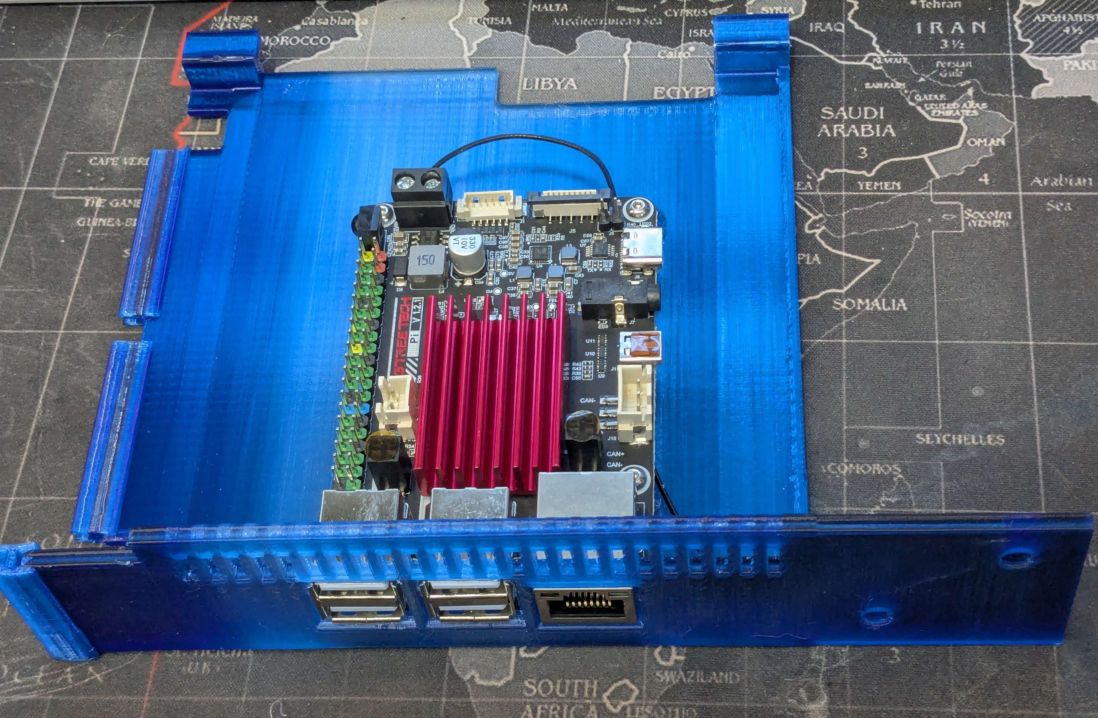 Right Tray for Pi with USB ports accessible