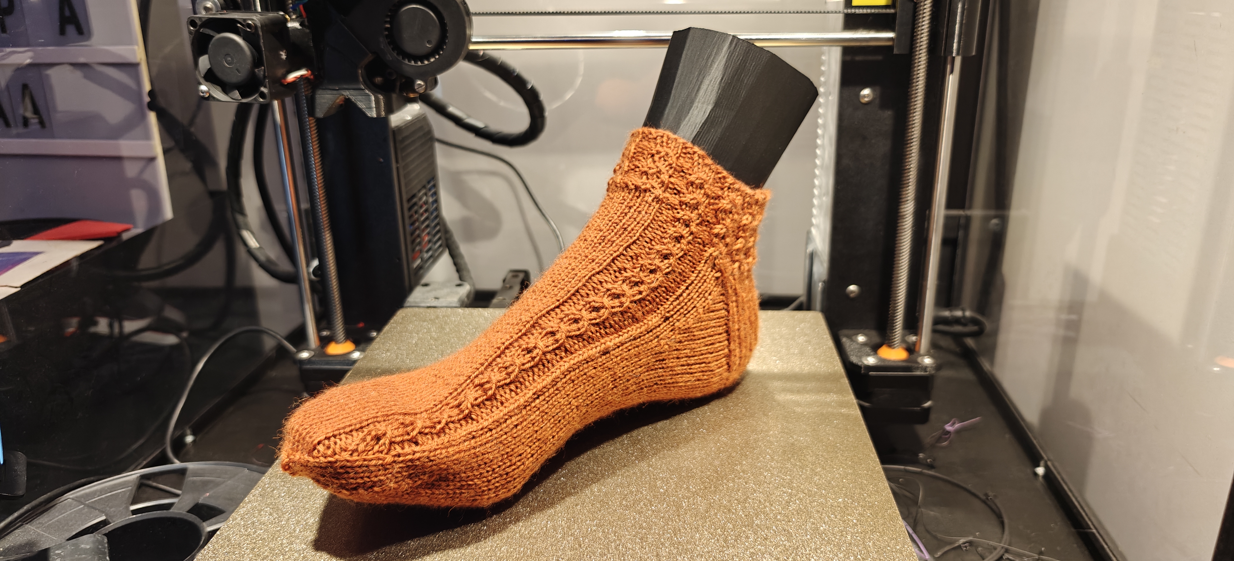 Foot display model for knitted socks, Size: EU39