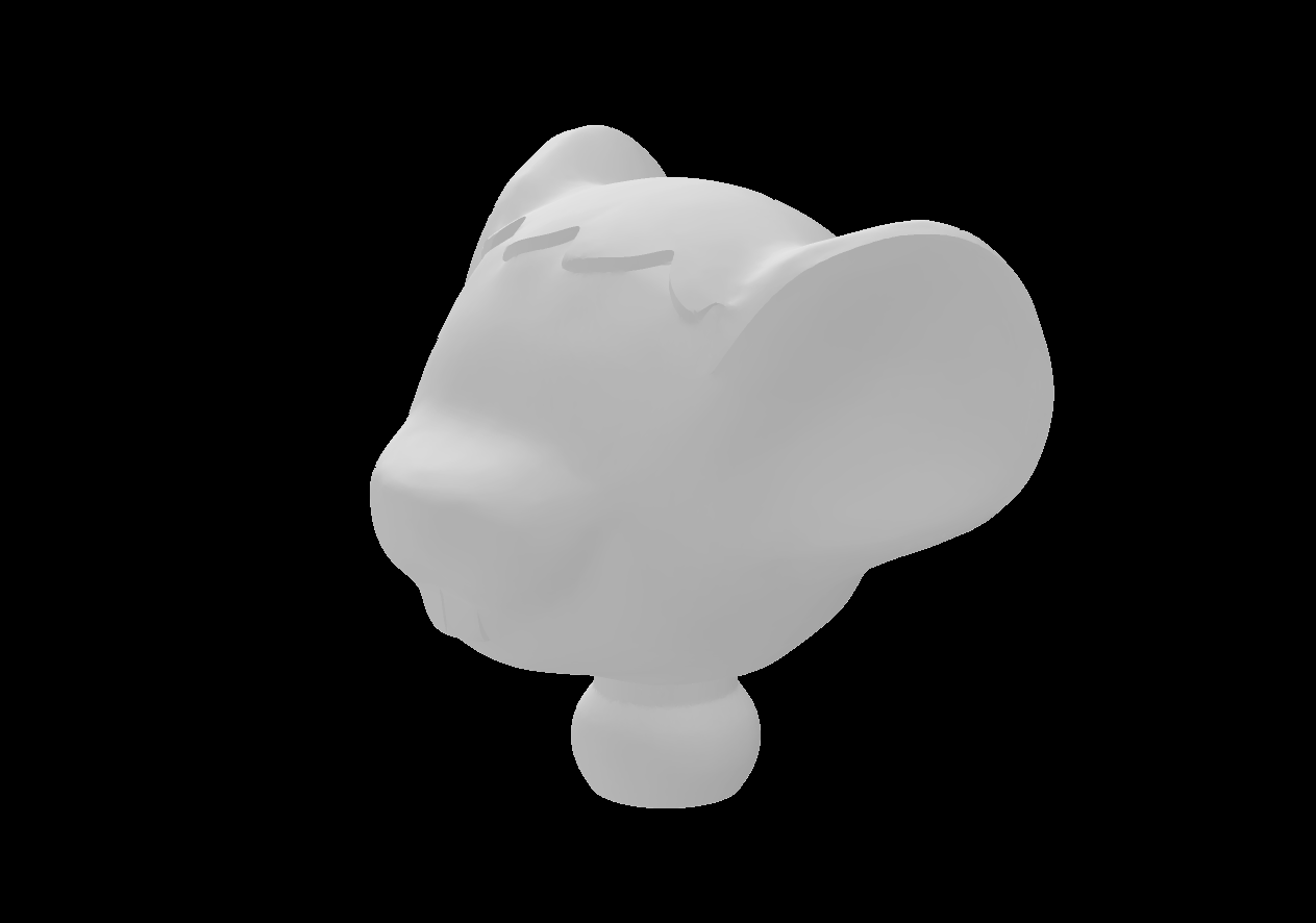 Lego Compatible (u9105.dat) Figure Fabuland Mouse Head with Neck