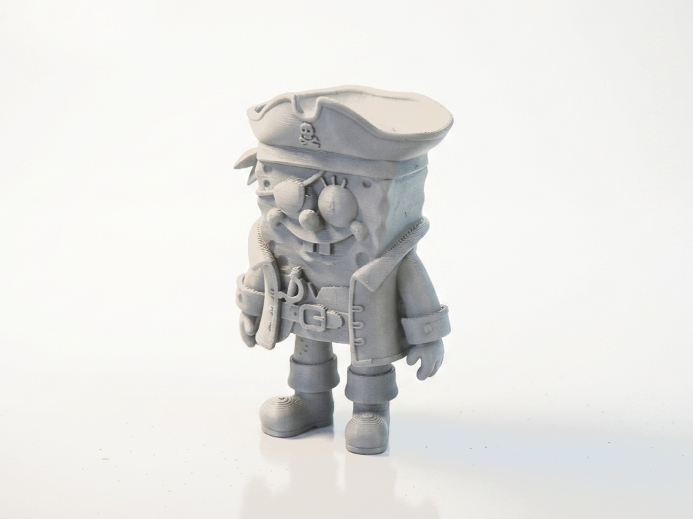 Pirate SpongeBob Figurine Cartoon 3D Printable