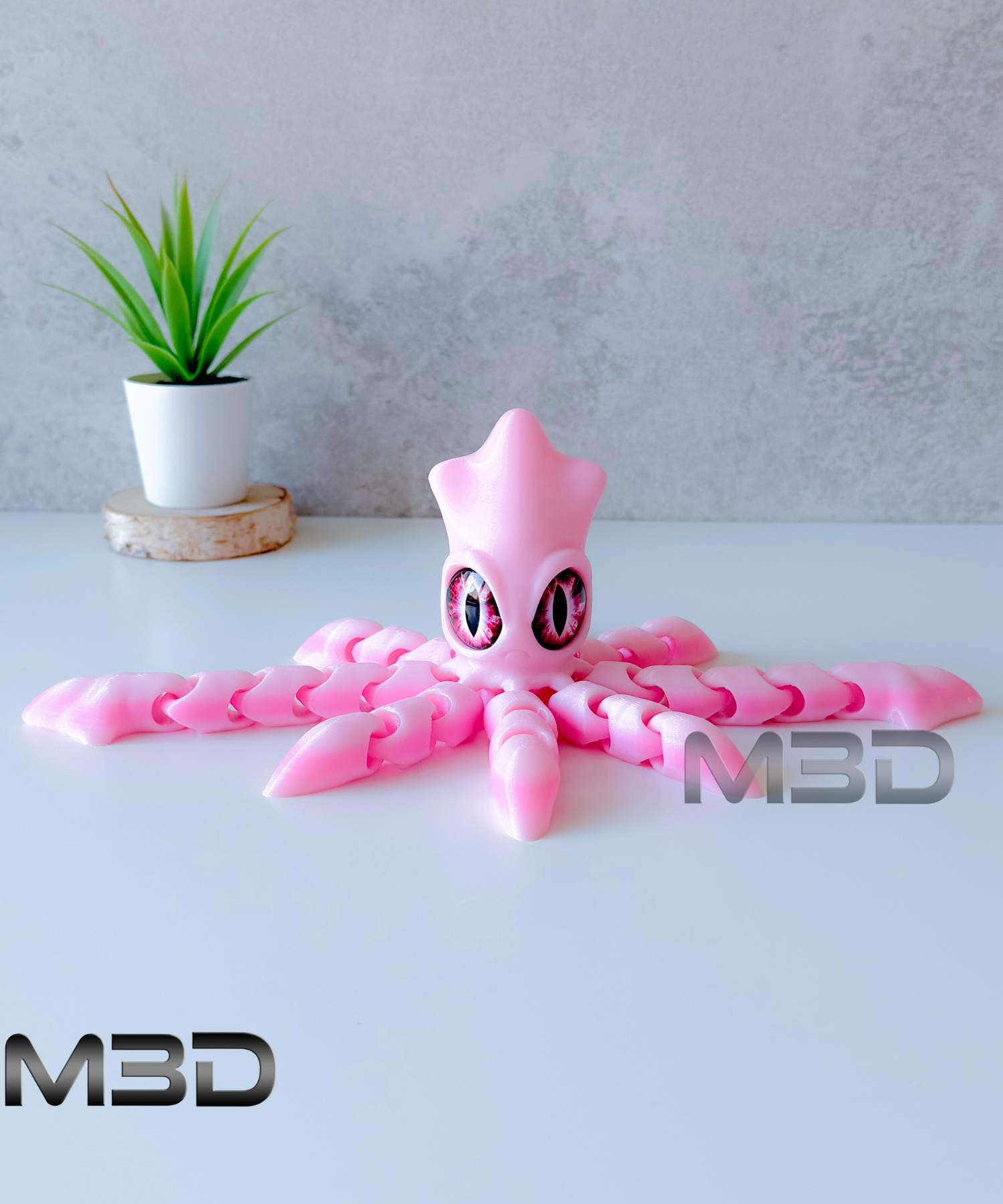 Flexi Grumpy Squid / no supports / 3mf included — miniatura 4